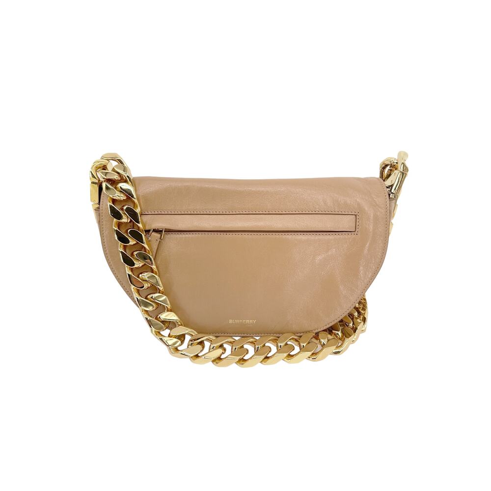 BURBERRY Small Soft Olympia Bag in Modern Beige